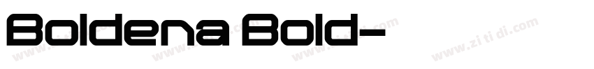 Boldena Bold字体转换